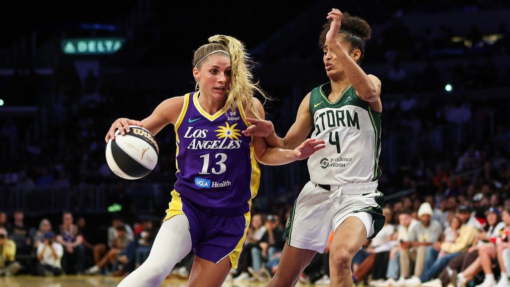 The LA Sparks received criticism online for sharing a photo of a player in revealing attire.