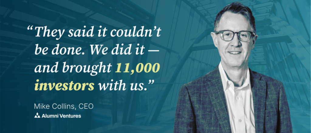 The Unusual Concept Behind Alumni Ventures: Growing from a Small Startup to One of America’s Leading Venture Capital Firms