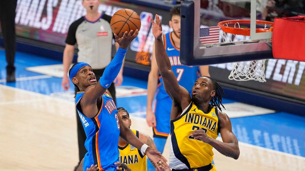 Thunder ties NBA Finals with Pacers following solid 123-107 victory in Game 2