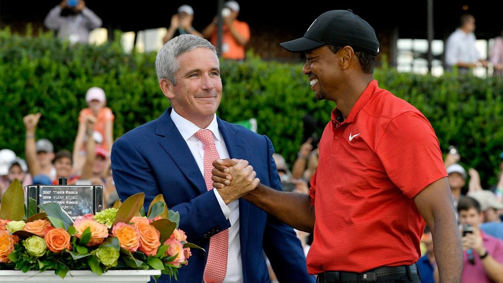 Tiger Woods looks forward to PGA Tour ahead of Jay Monahan's departure