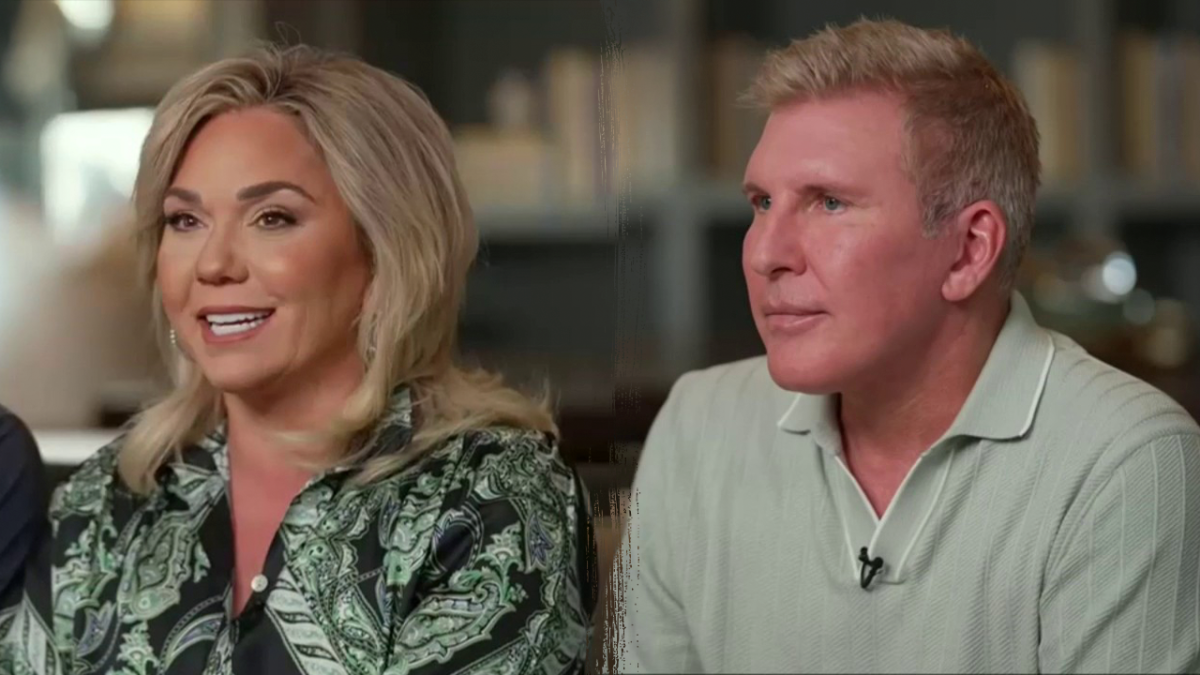 Todd and Julie Chrisley reveal when they found out about Trump's pardon.