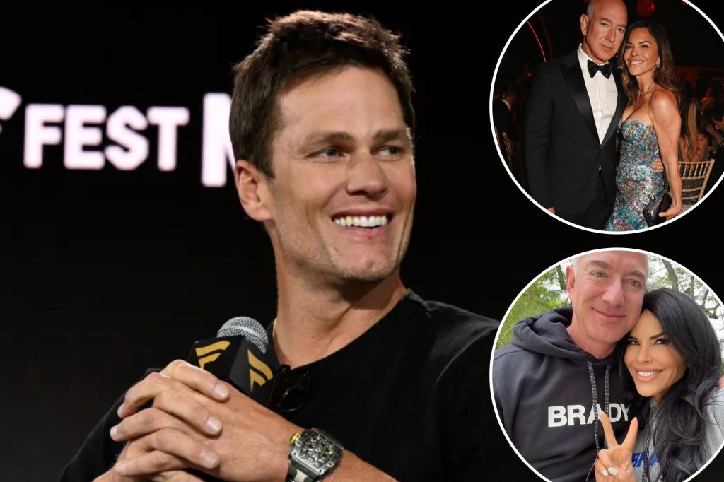 Tom Brady likely to be present at the wedding of Jeff Bezos and Lauren Sanchez.