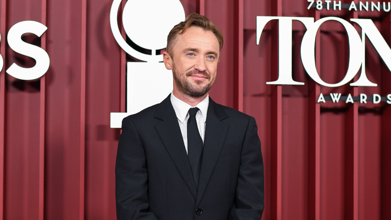 Tom Felton, who played Draco Malfoy, supports JK Rowling at the Tony Awards