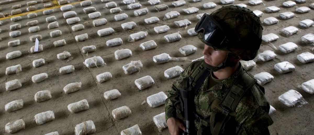 Tons of cocaine valued in the millions seized by the U.S. Navy in an offshore drug operation