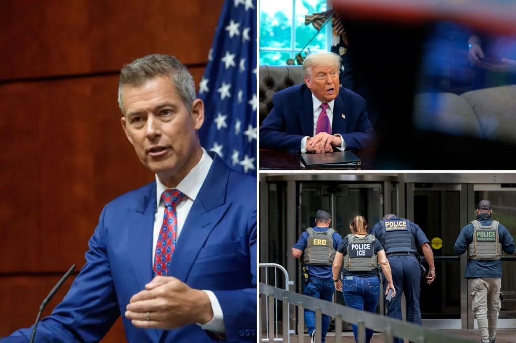 Transport Secretary Duffy warns of funding cuts for 'rogue' states and cities that hinder ICE deportations