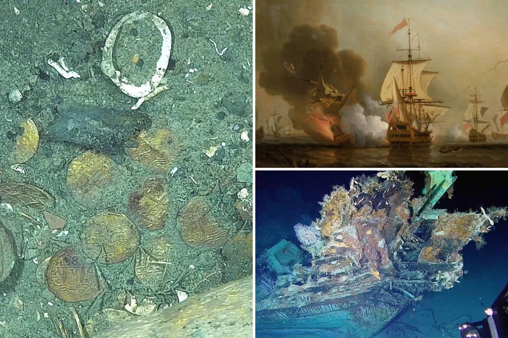 Treasure valued at $20 billion discovered near Colombia -- coins may be the essential evidence