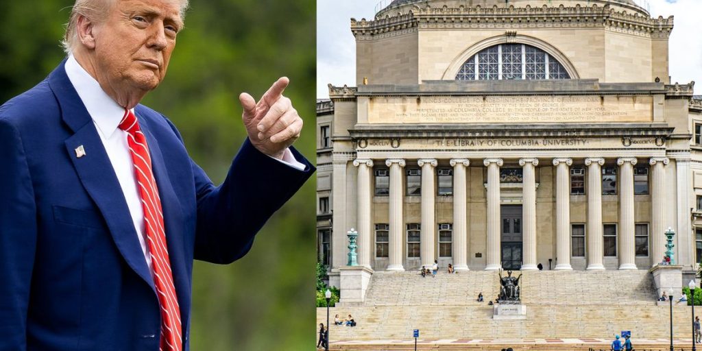 Trump administration requests the revocation of Columbia University's accreditation.