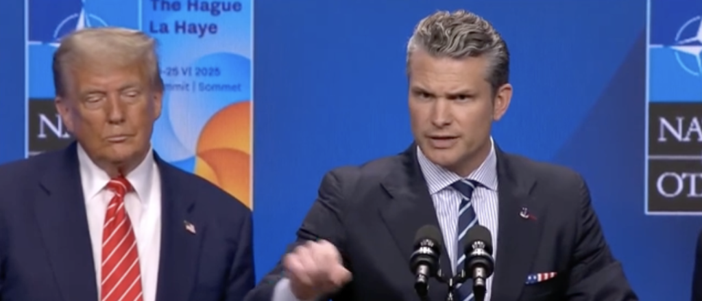 Trump and Hegseth Join Forces to Address NBC News Reporter Regarding Leaked Iran Report