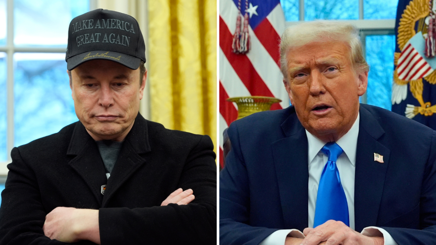 Trump begins media appearances while tensions with Musk persist