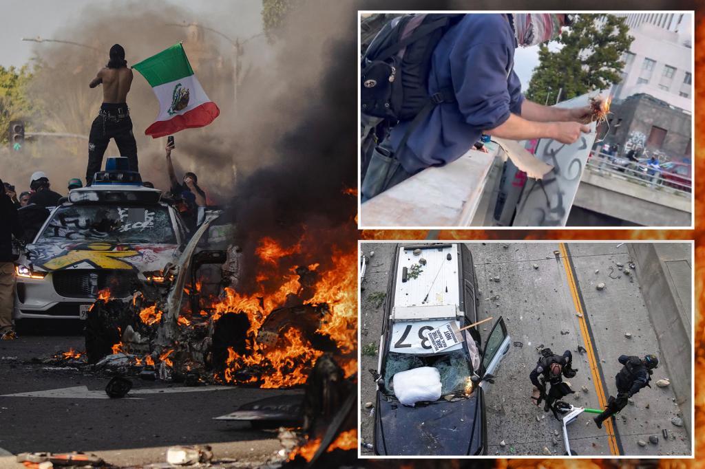 Trump calls for the arrest of masked protesters as violent anti-ICE demonstrations spread to San Francisco.