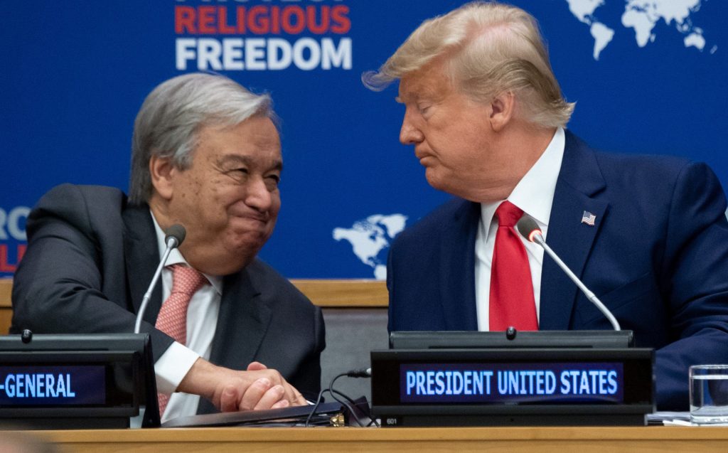 Trump champions global peace efforts while UN chief receives higher pay but achieves fewer outcomes.