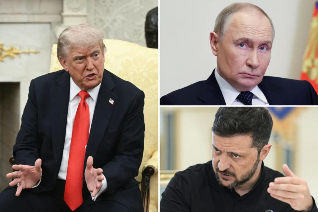 Trump compares the Russia-Ukraine conflict to children fighting wildly on a playground.