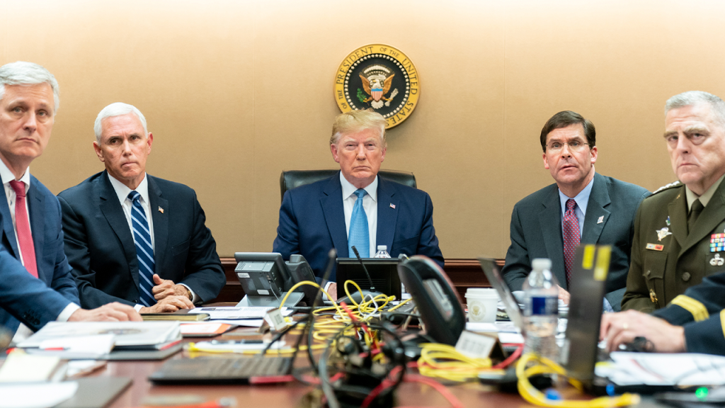 Trump conducts several meetings in the Situation Room regarding the Iran-Israel conflict