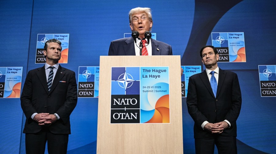 Trump criticizes intelligence report and targets Spain at NATO meeting