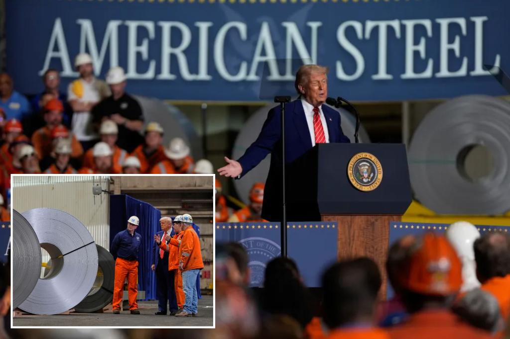 Trump paves the way for Nippon Steel to invest in US Steel, granting the government a 'golden share'