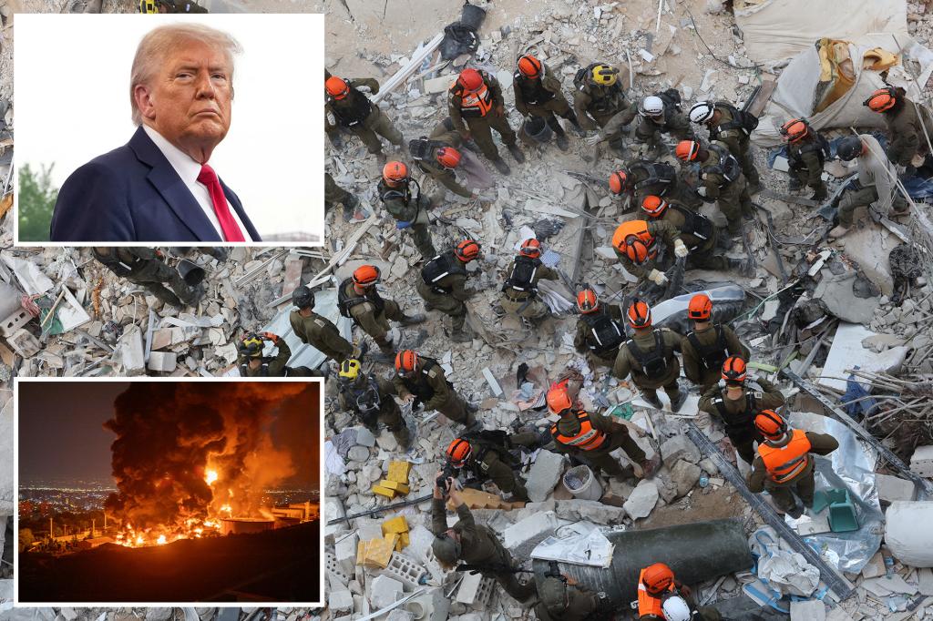 Trump predicts a deal between Iran and Israel, promises peace is on the way.