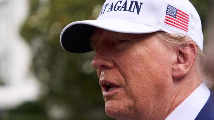 Trump remains tight-lipped about Iran.