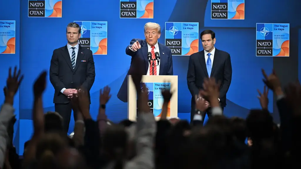 Trump shares personal interaction with Ukrainian journalist whose spouse is in combat