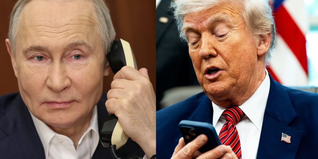 Trump states Putin communicated firmly that Russia would react to Ukraine's unexpected drone strike.