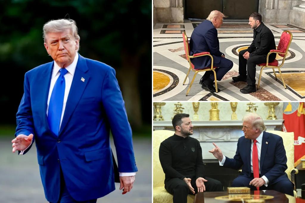 Trump to meet Zelensky for the first time since Pope Francis' funeral following his remarks about Putin