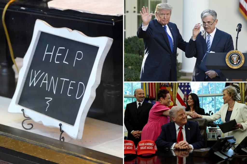 Trump urges Fed chairman Jerome Powell to lower rates following poor hiring figures