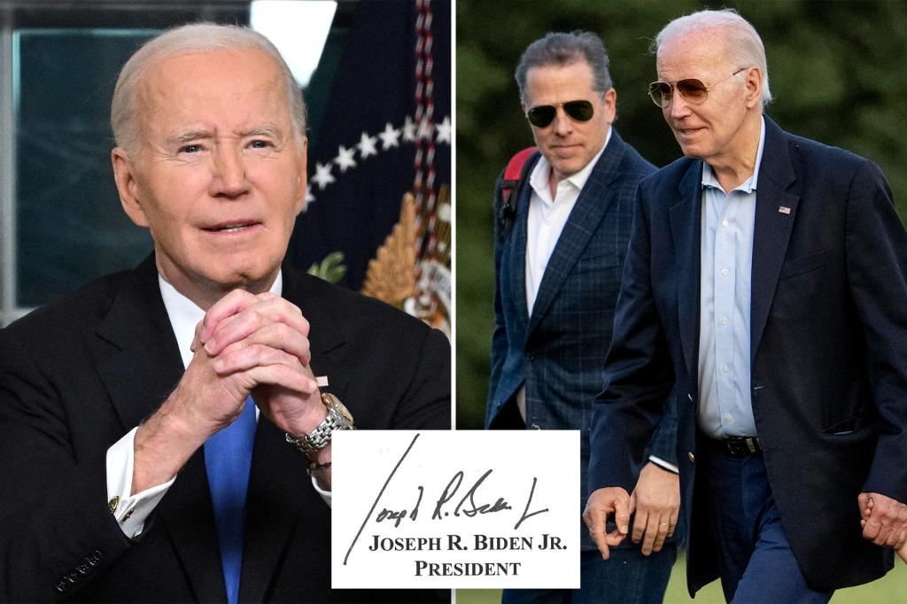Trump's Justice Department looking into pardons granted by Biden