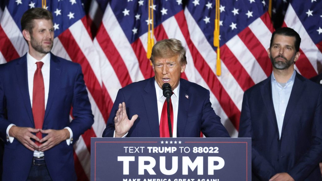 Trump's memorable escalator moment signifies ten years since he began his first presidential campaign.