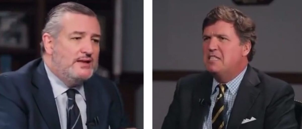 Tucker Carlson and Ted Cruz Clash Over Trump’s Reaction to Iran