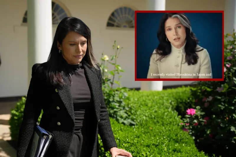 Tulsi Gabbard says the U.S. is nearer than ever to the edge of nuclear destruction in a recent statement.