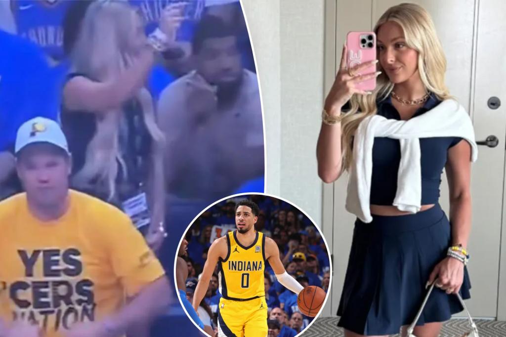 Tyrese Haliburton's girlfriend seems to have an intense NBA Finals encounter with Thunder fans