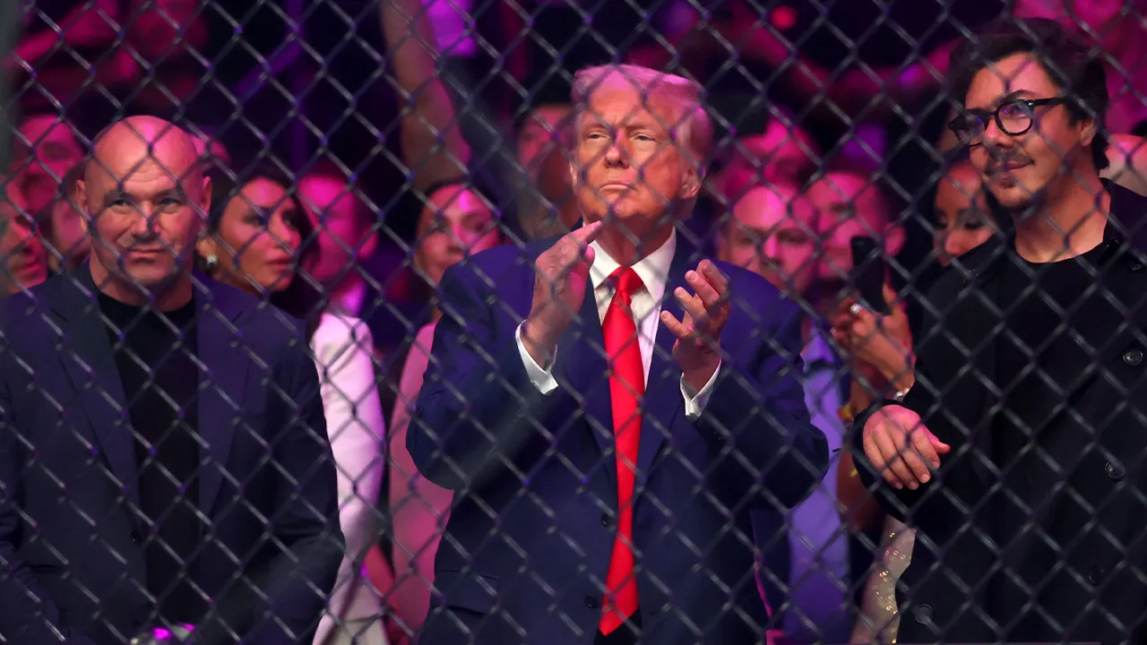UFC fans have varied opinions about Trump before his appearance at the event.