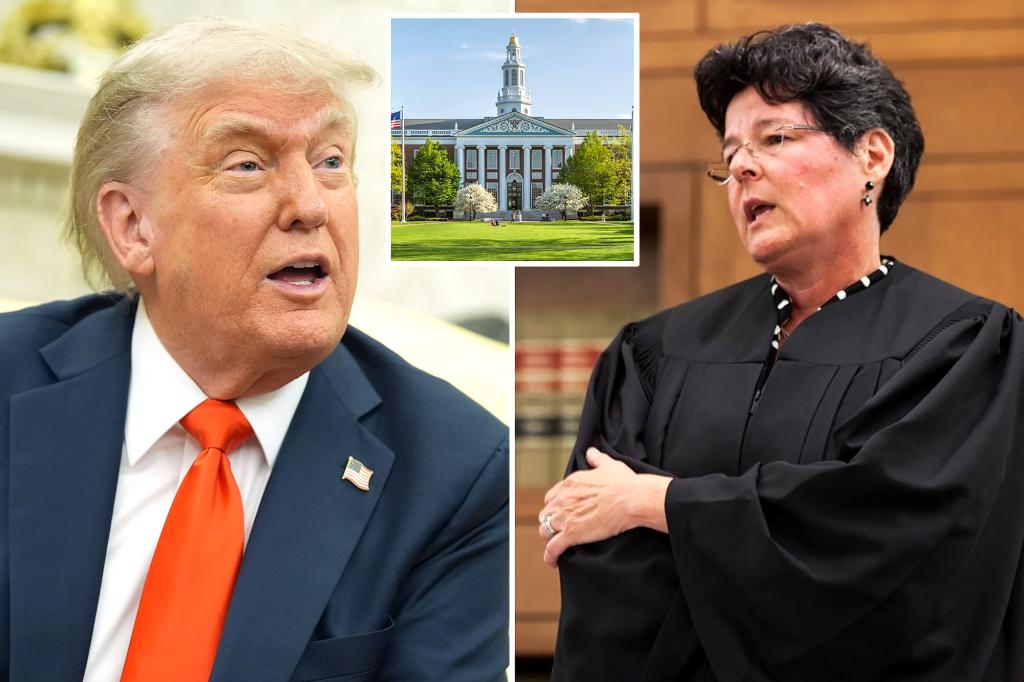 US Judge Allison Burroughs stops Trump’s ban on international Harvard students entering the country.