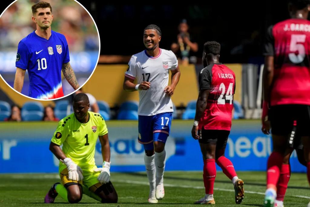 USMNT dominates Trinidad and Tobago in Gold Cup debut following Christian Pulisic incident