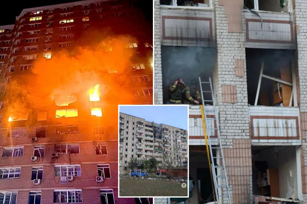 Ukraine reports that Russia has conducted its largest airstrike since the war began.