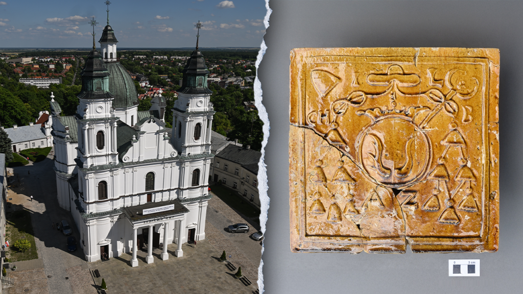 Uncommon 18th century decorative tiles found under Polish monastery in Chełm