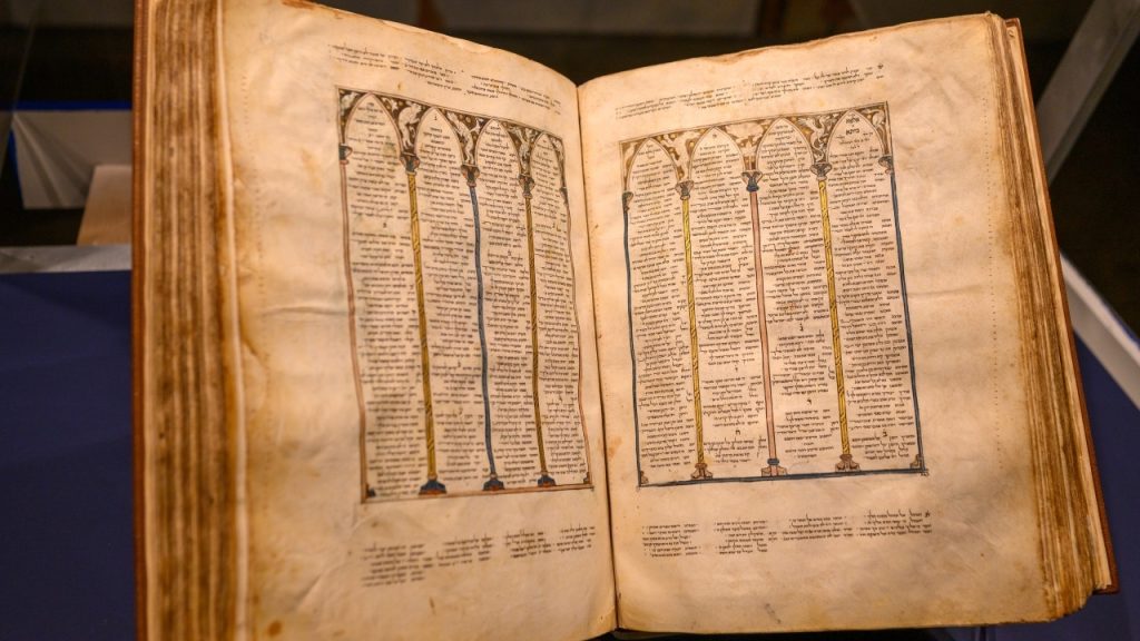 Unique Shem Tov Bible comes back to Israel after fetching almost $7 million at auction
