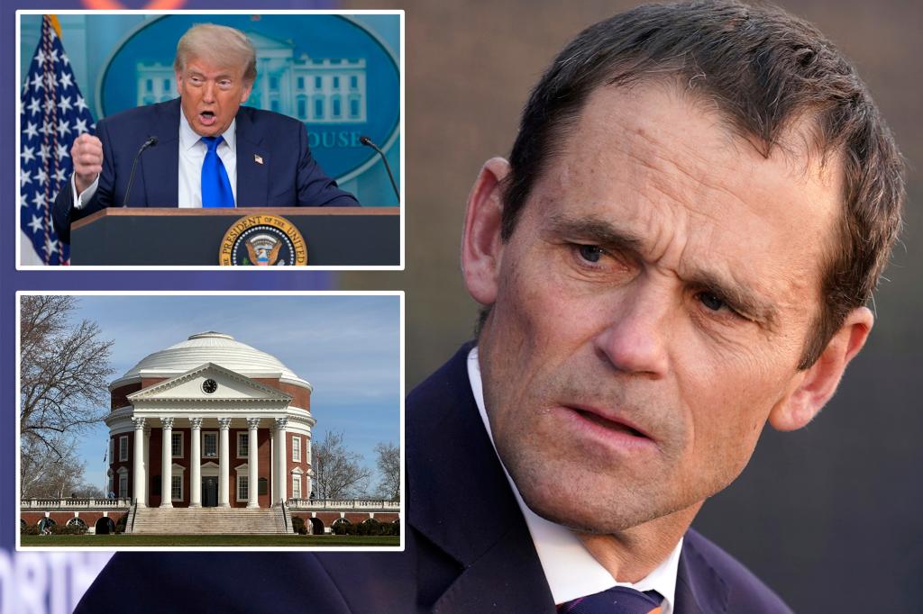 University of Virginia president steps down due to pressure on diversity initiatives from the Trump administration