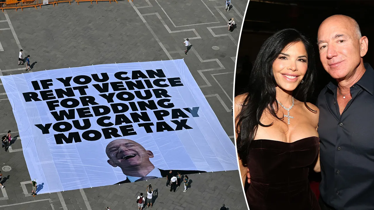 Wedding planners for Jeff Bezos reject claims of 'taking over' Venice amid local criticism.