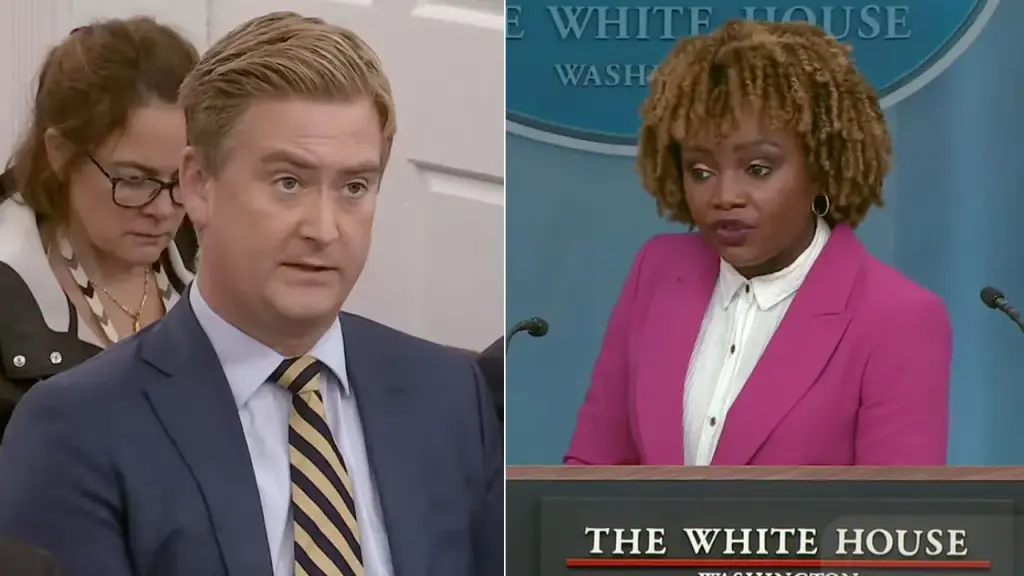 White House reporters respond to Jean-Pierre's unexpected party change