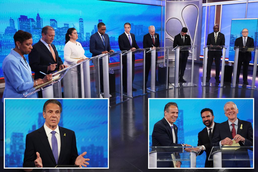 Who was the winner of the initial NYC Democratic mayoral primary debate?