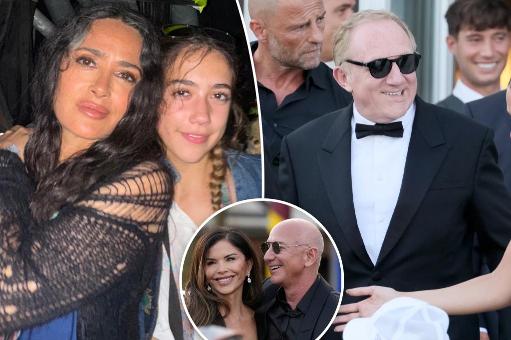 Why Salma Hayek didn't go to Bezos' wedding while her husband went alone
