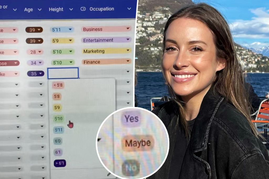 Woman monitors her dating app connections