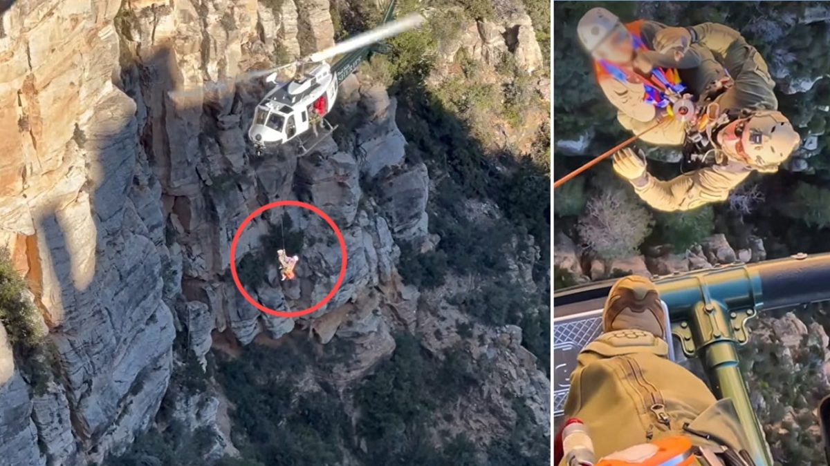 Woman saved after being lost for 3 days in 'Edge of the World' canyon in Arizona
