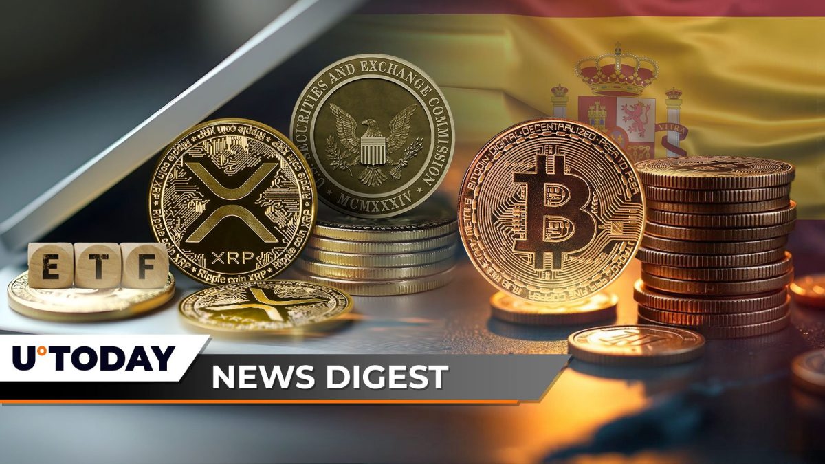 XRP ETF from $1.4 Trillion Firm Delayed by SEC, Major Spanish Bank Supports Bitcoin, Coinbase Introduces New Ethereum-Based Crypto Listings: Crypto News Summary