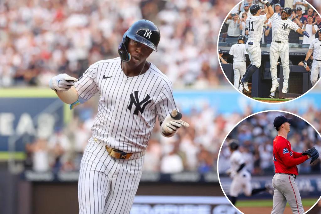 Yankees dominate Red Sox early and withstand late rally to secure victory