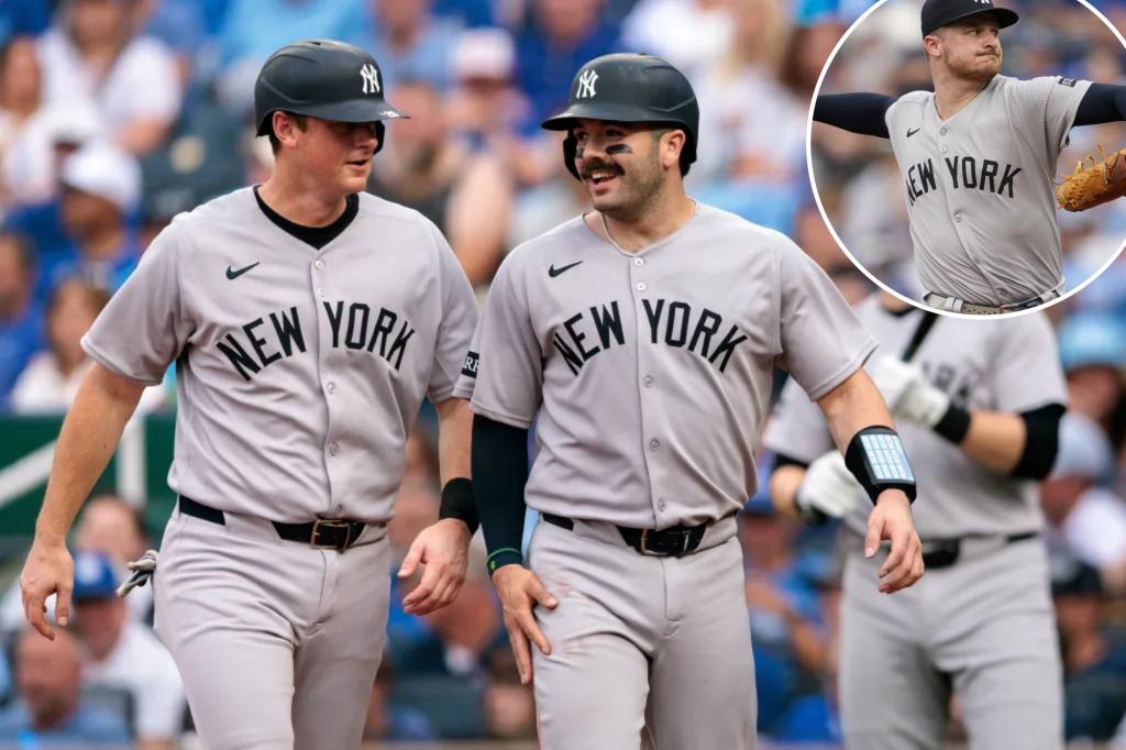 Yankees hitters and Clarke Schmidt excel as team beats Royals once more