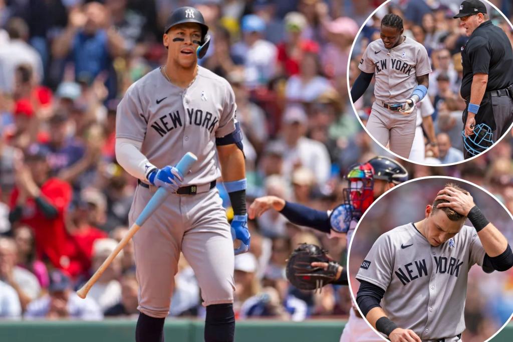 Yankees shut out by Red Sox, ending a disappointing sweep quietly