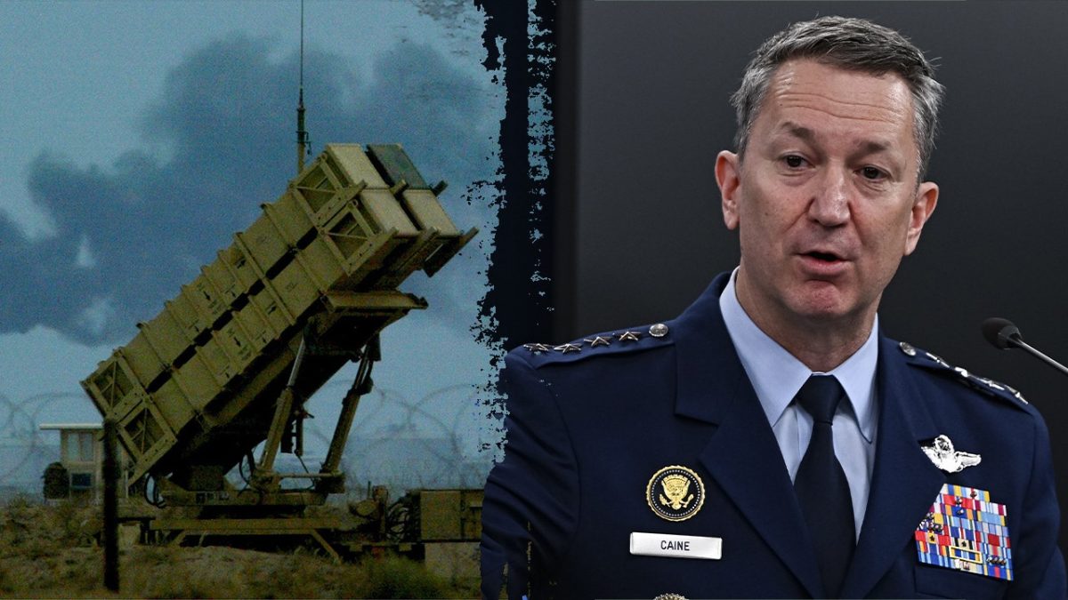 Young soldiers protect Al Udeid in the biggest Patriot operation to date, according to Caine.