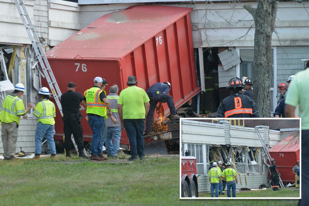 13 hurt, 7 taken to the hospital after a truck crashes into a Job Corps Center in Massachusetts
