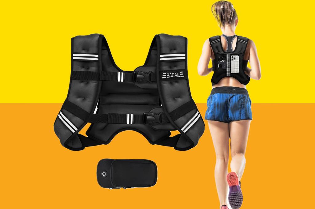 15lb. Weighted Vest from BAGAIL is available at a 30% discount on Amazon